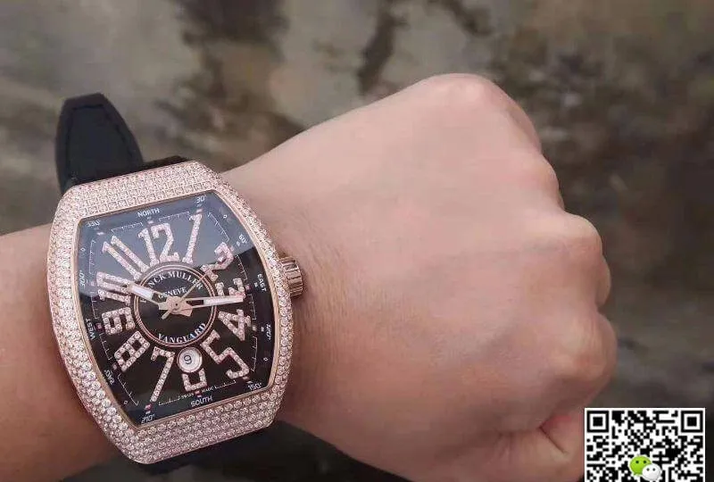 Franck Muller Vanguard V45.SC.DT.D.NBR.CD.5N.NR 1:1 Best Edition Replica Watch Swiss ETA2824-2
